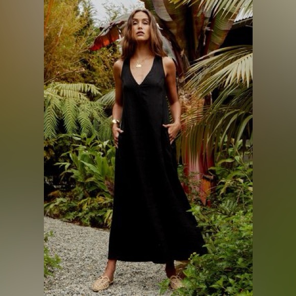 Velvet Graham & Spencer Sleeveless Maxi Dress Caftan Small - Picture 2 of 10